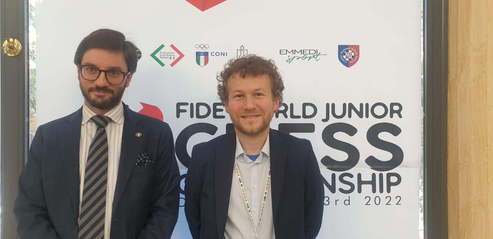 Guillaume Gerandi accompagné de Marci Biagioli président de l'association Mitropa Cup et arbitre international Guillaume Gerandi accompagné de Marci Biagioli président de l'association Mitropa Cup et arbitre international