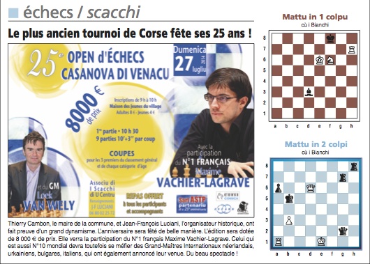 Corse-Matin du 20 Juillet 2014