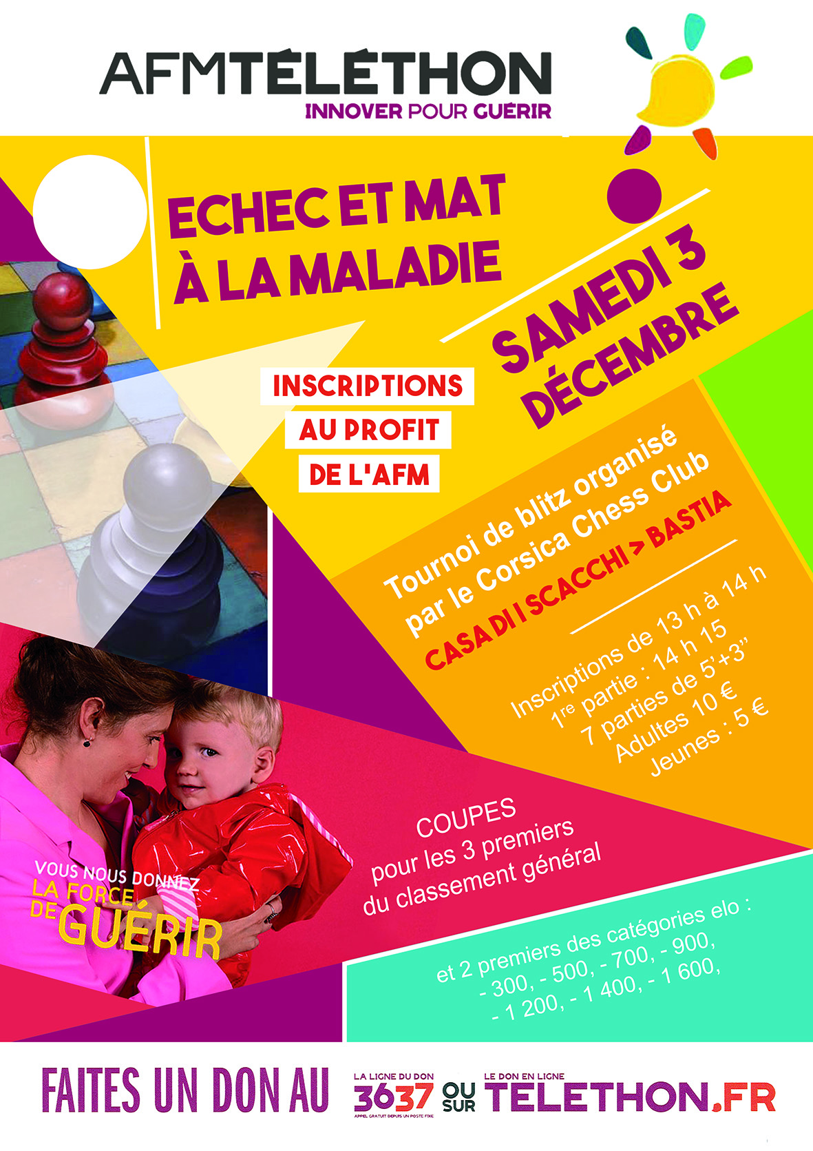 Sulidarità incù u Telethon in Bastia è Calvi !