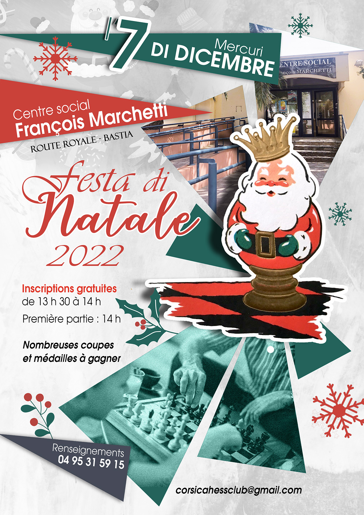 Successu per a Ghjustra di Natale di u Centru Suciale di Paese Novu !