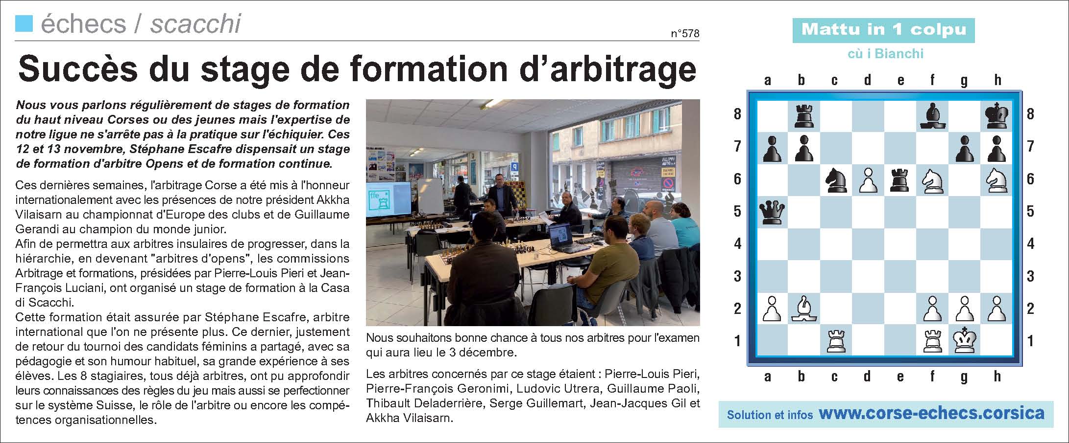 Corse-Matin du 20 novembre 2022