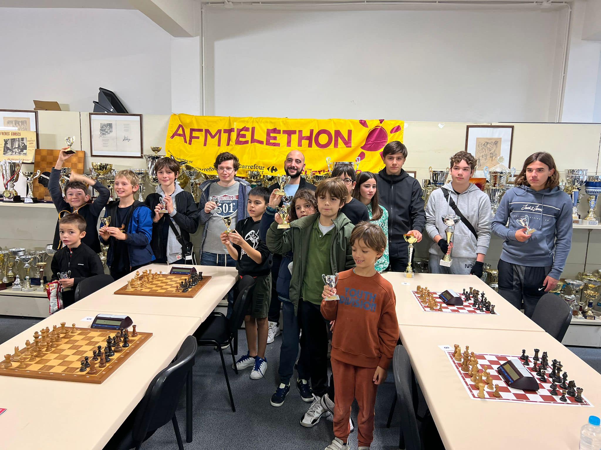 Bastia, Matteo Ratier-Fontana remporte le tournoi Téléthon