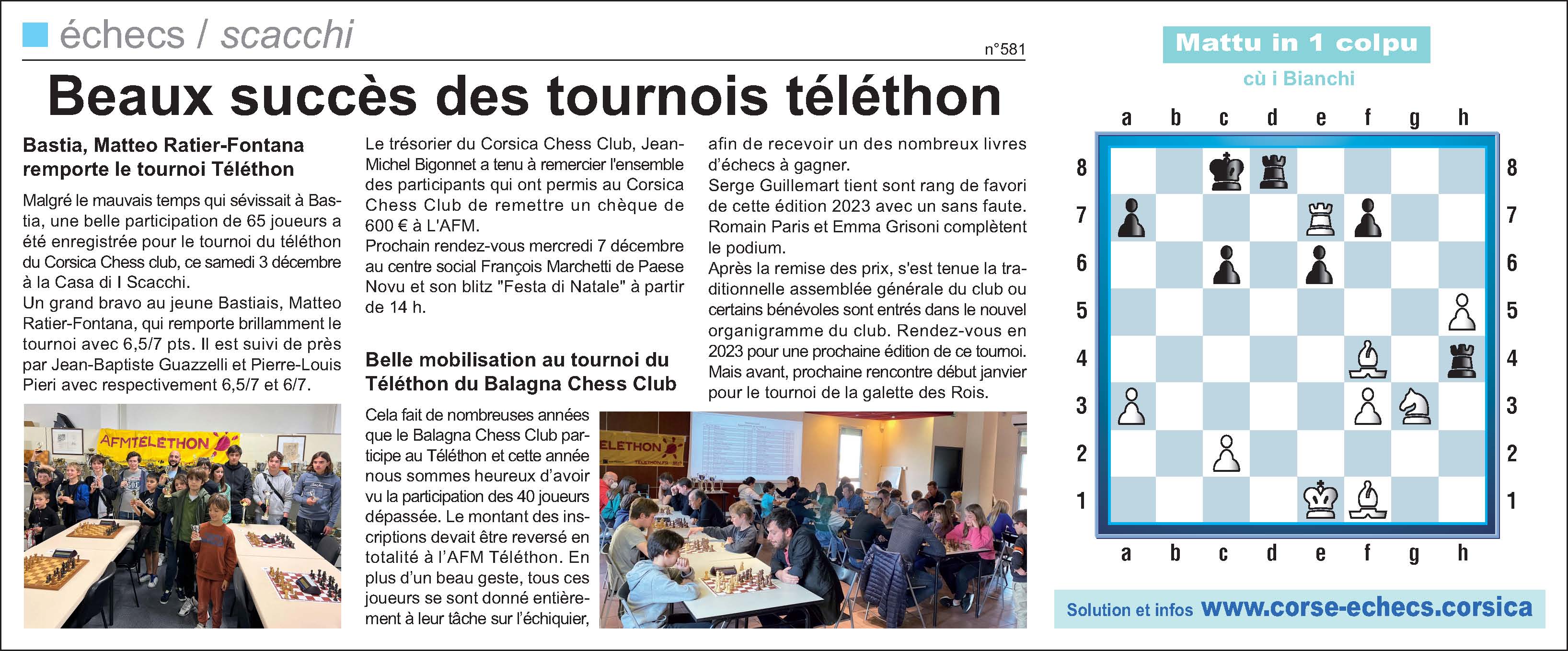 Corse-Matin du 11 décembre 2022