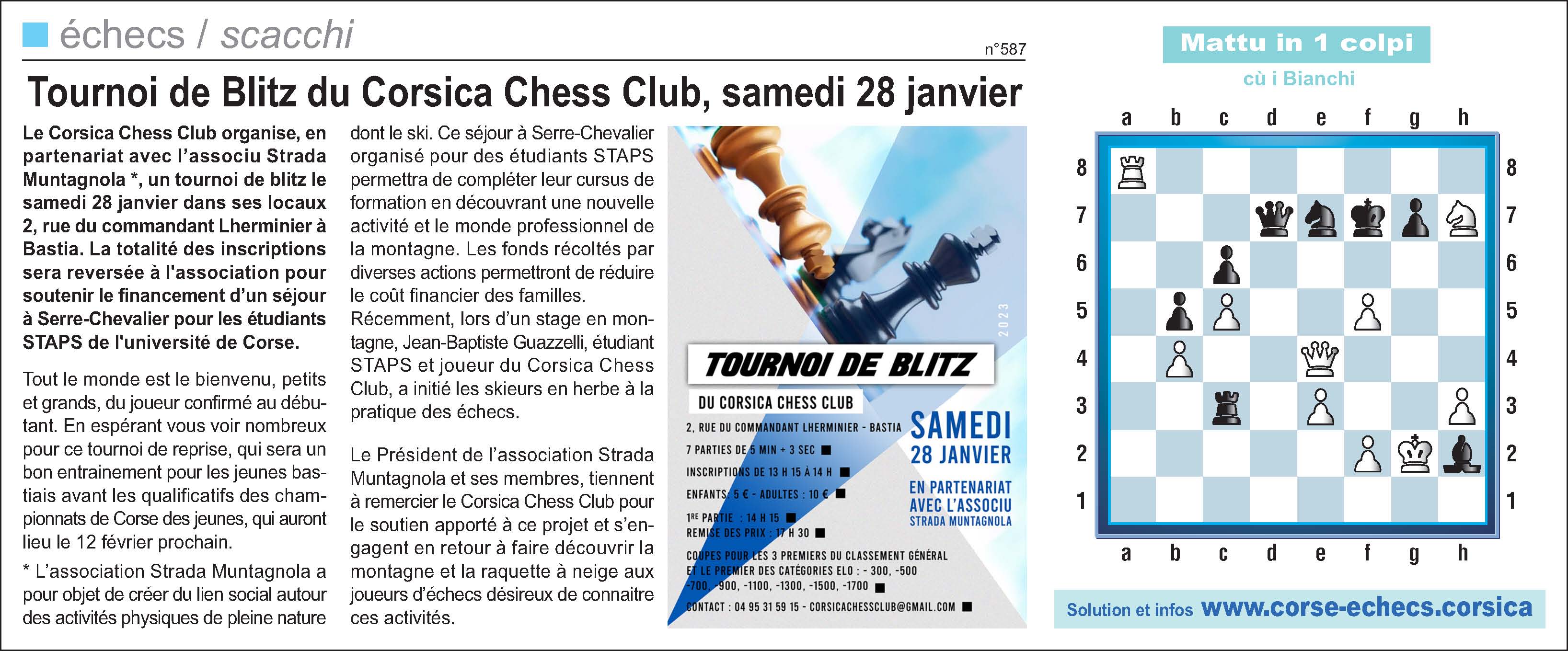 Corse-Matin du 22 janvier 2023