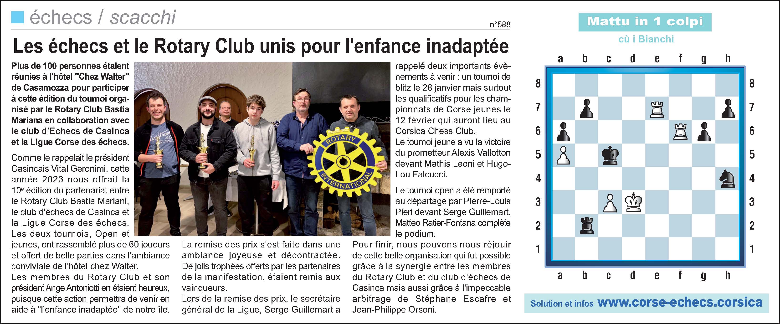 Corse-Matin du 29 janvier 2023