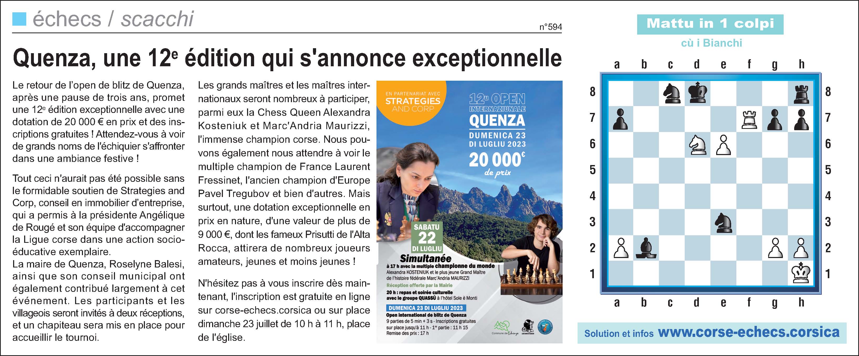 Corse-Matin du 12 mars 2023