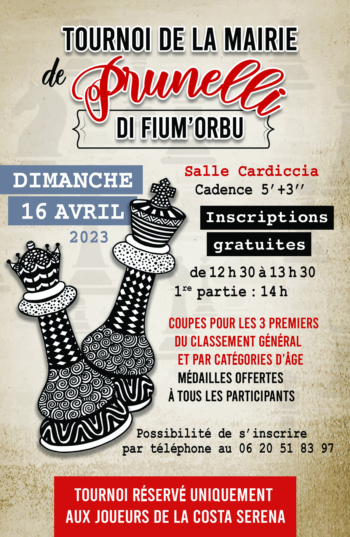 Tournoi d'échecs de Prunelli di Fium'Orbu : une belle réussite populaire