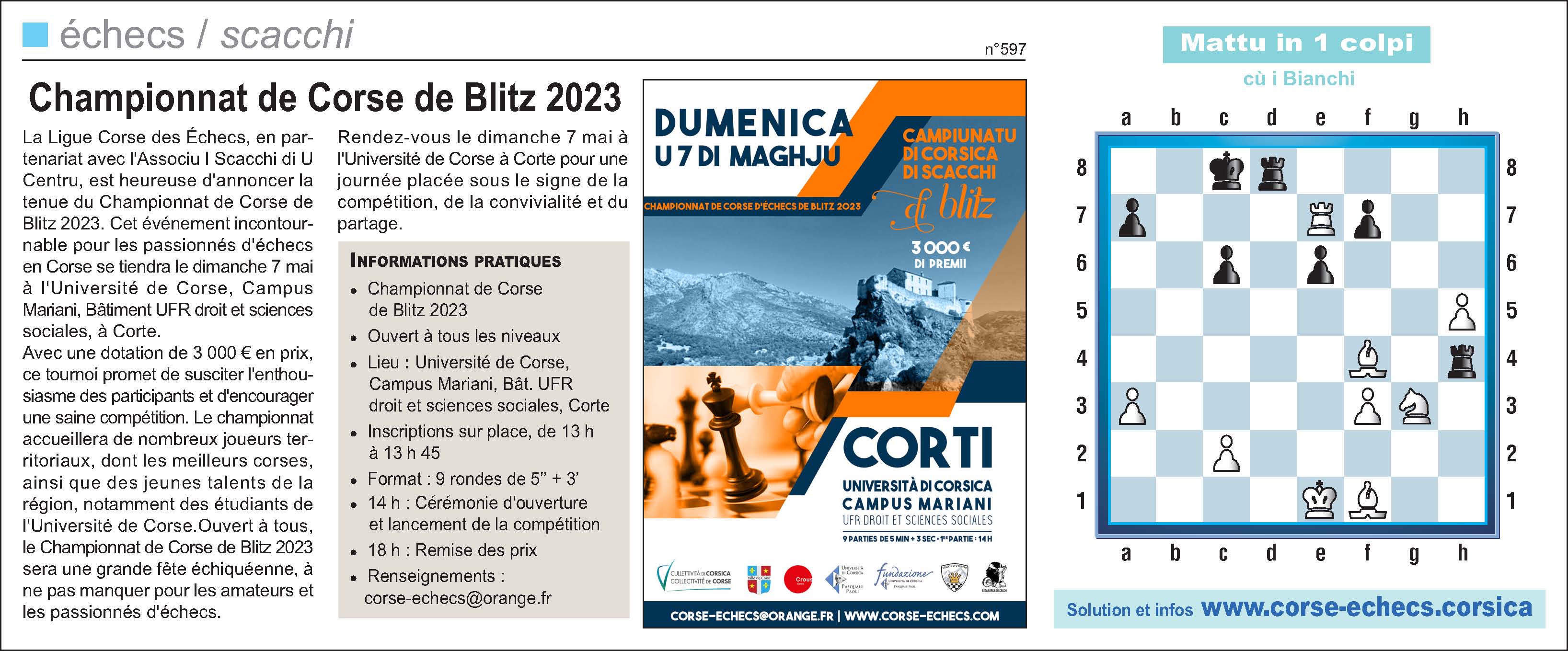 Corse-Matin du 2 avril 2023