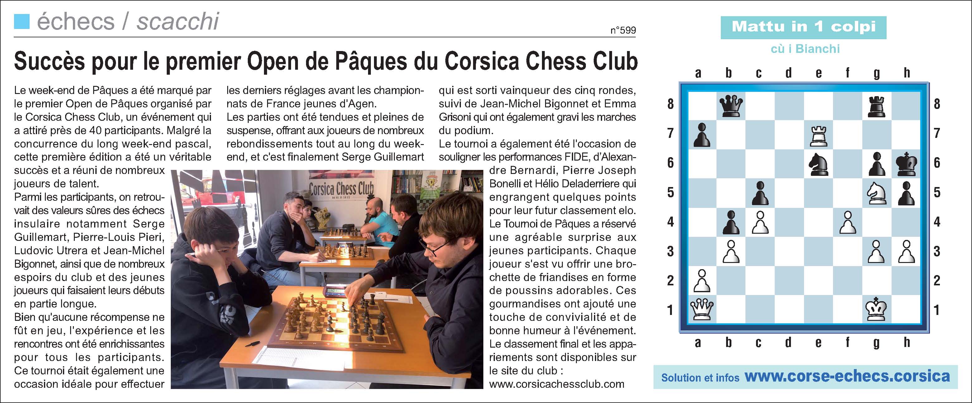 Corse-Matin du 16 avril 2023