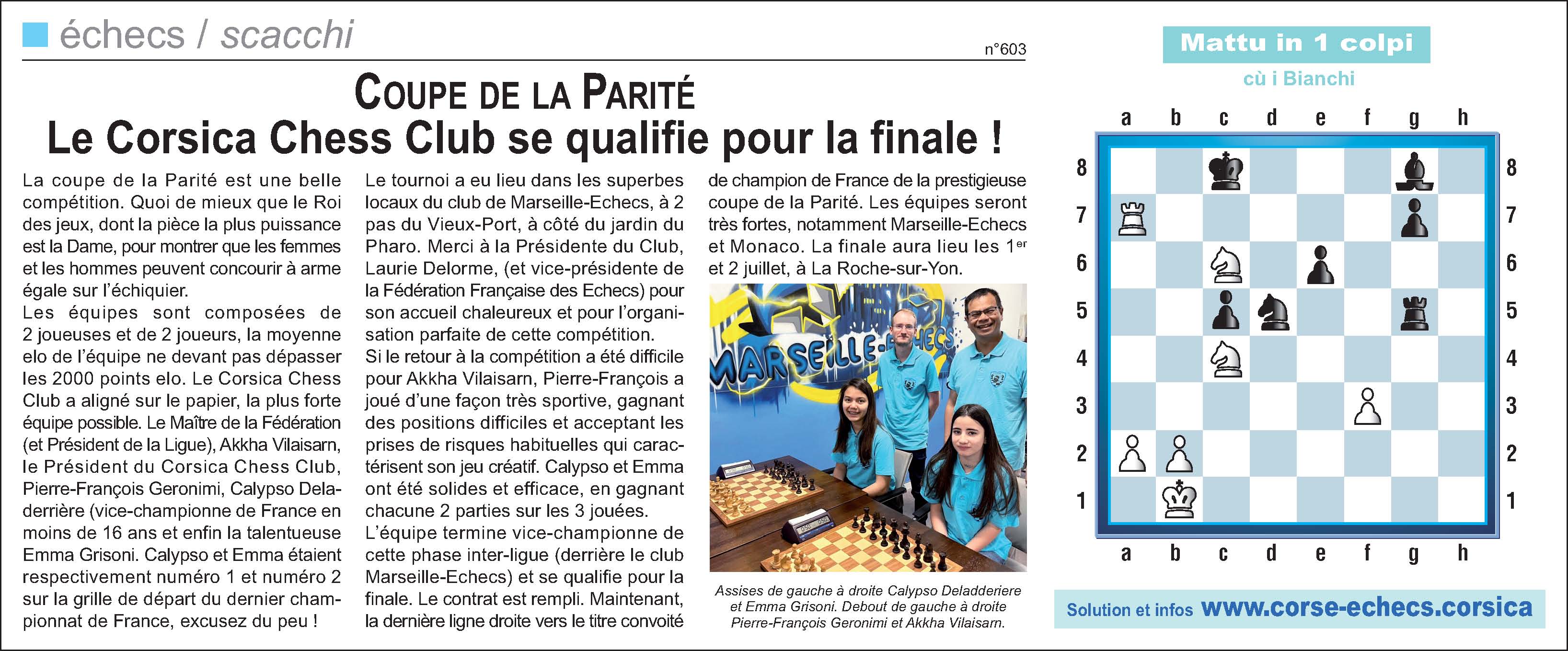 Corse-Matin du 14 mai 2023