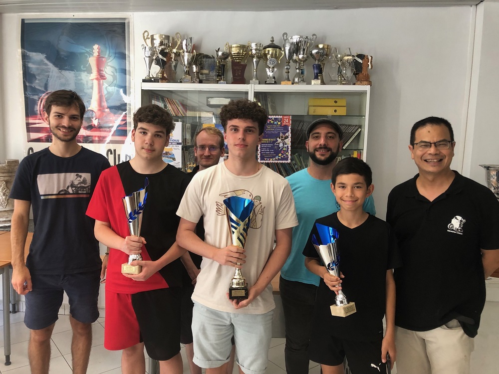 Baptiste Roux remporte le blitz du CCC, Pierre-Louis Pieri sacré champion de Corse !