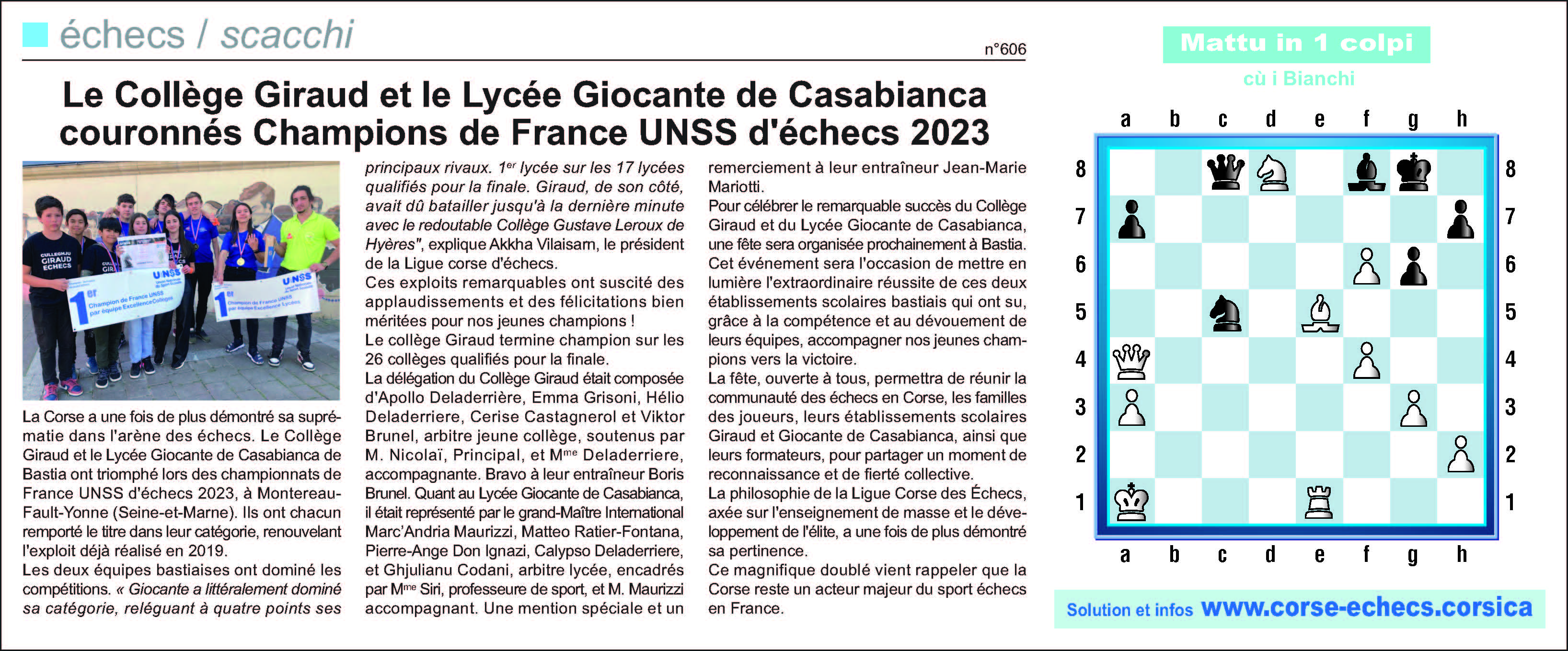 Corse-Matin du 4 juin 2023