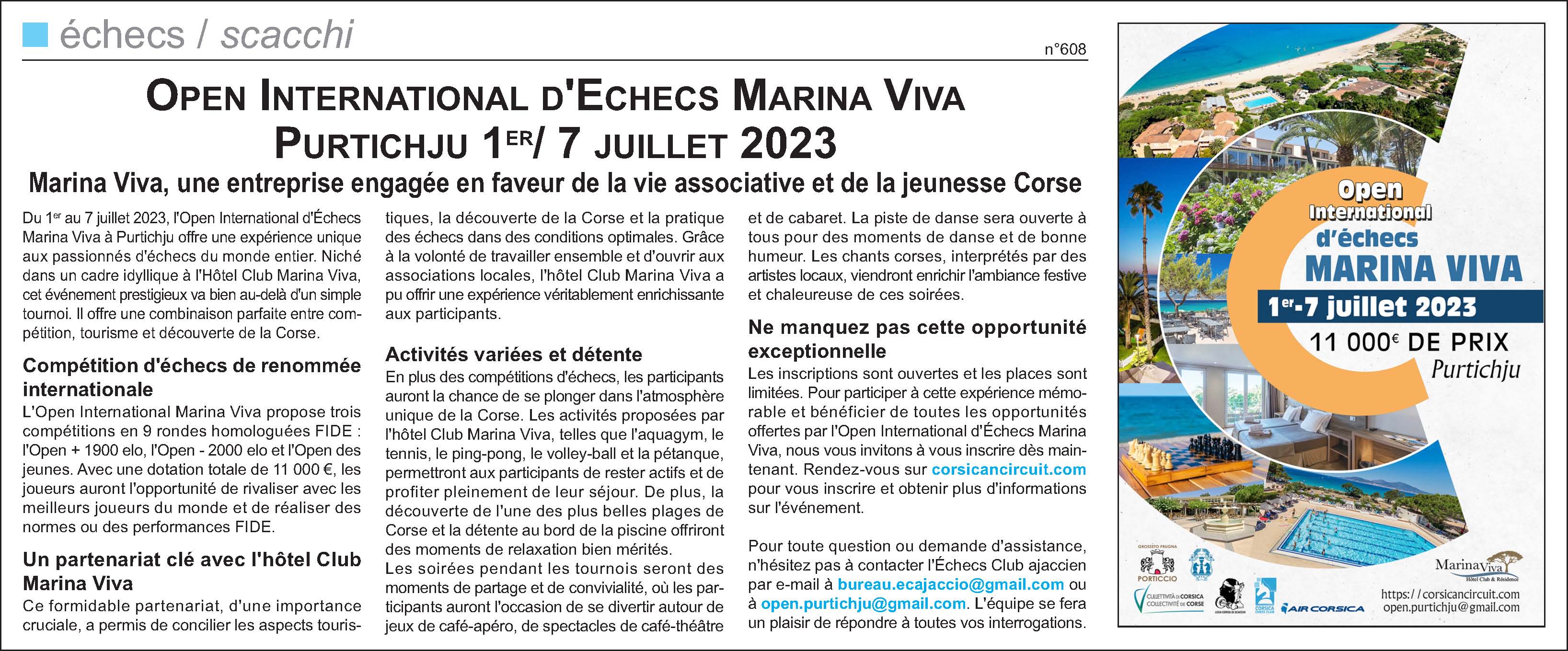 Corse-Matin du 18 juin 2023