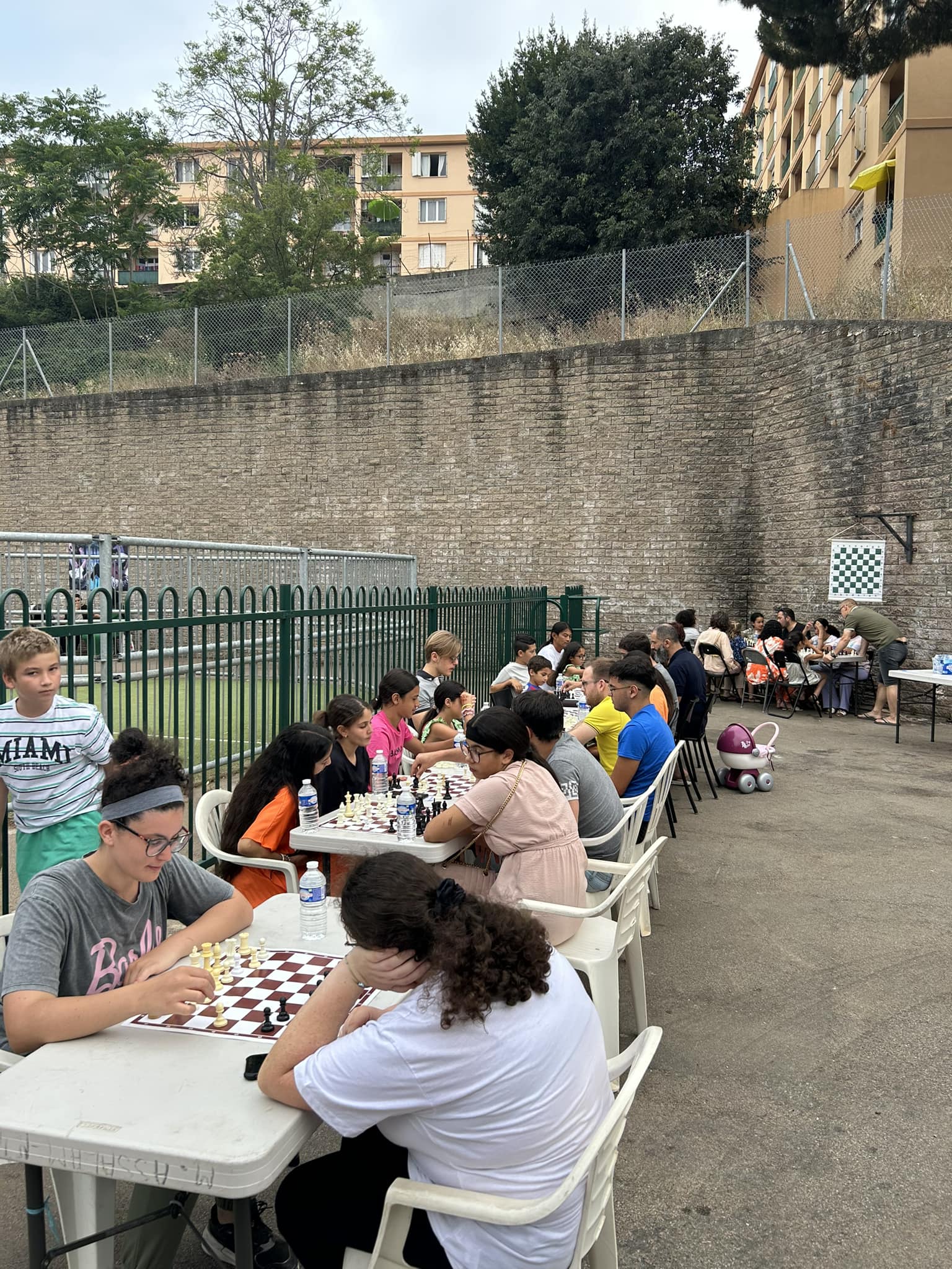 Succès de l'atelier d'Initiation au Jeu d'Échecs par l'Echecs Club Ajaccien aux Jardins de l'Empereur