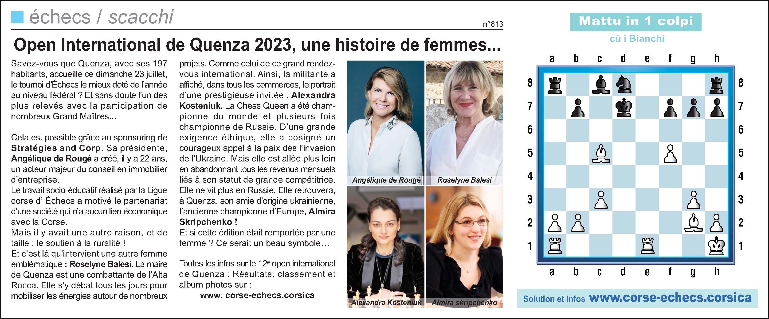 Corse-Matin du 23 juillet 2023