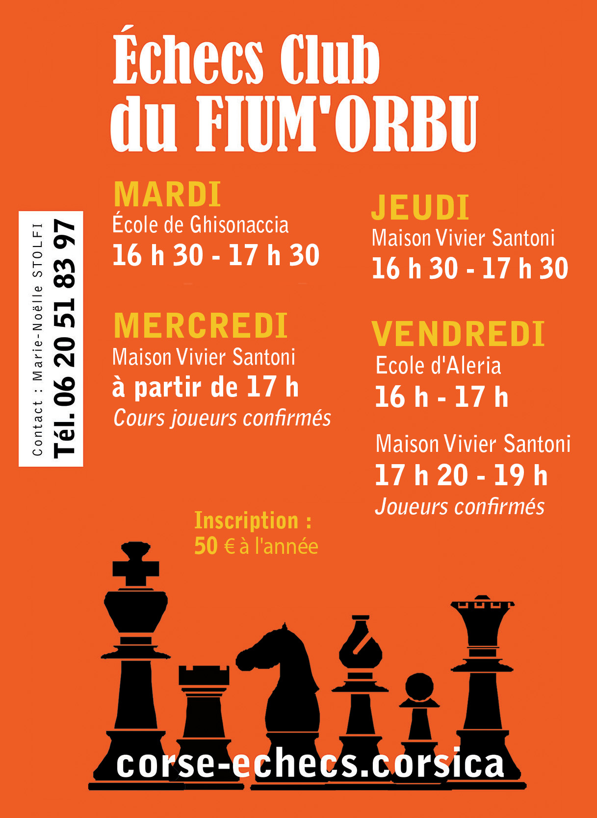 Forum des associations à Ghisonaccia avec l'Échecs Club du Fium'Orbu