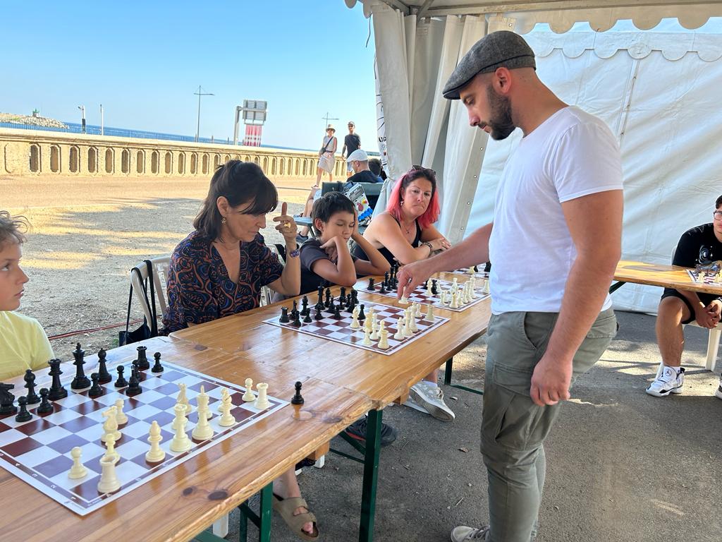 Belle affluence au stand du Corsica Chess Club pour la fête du sport