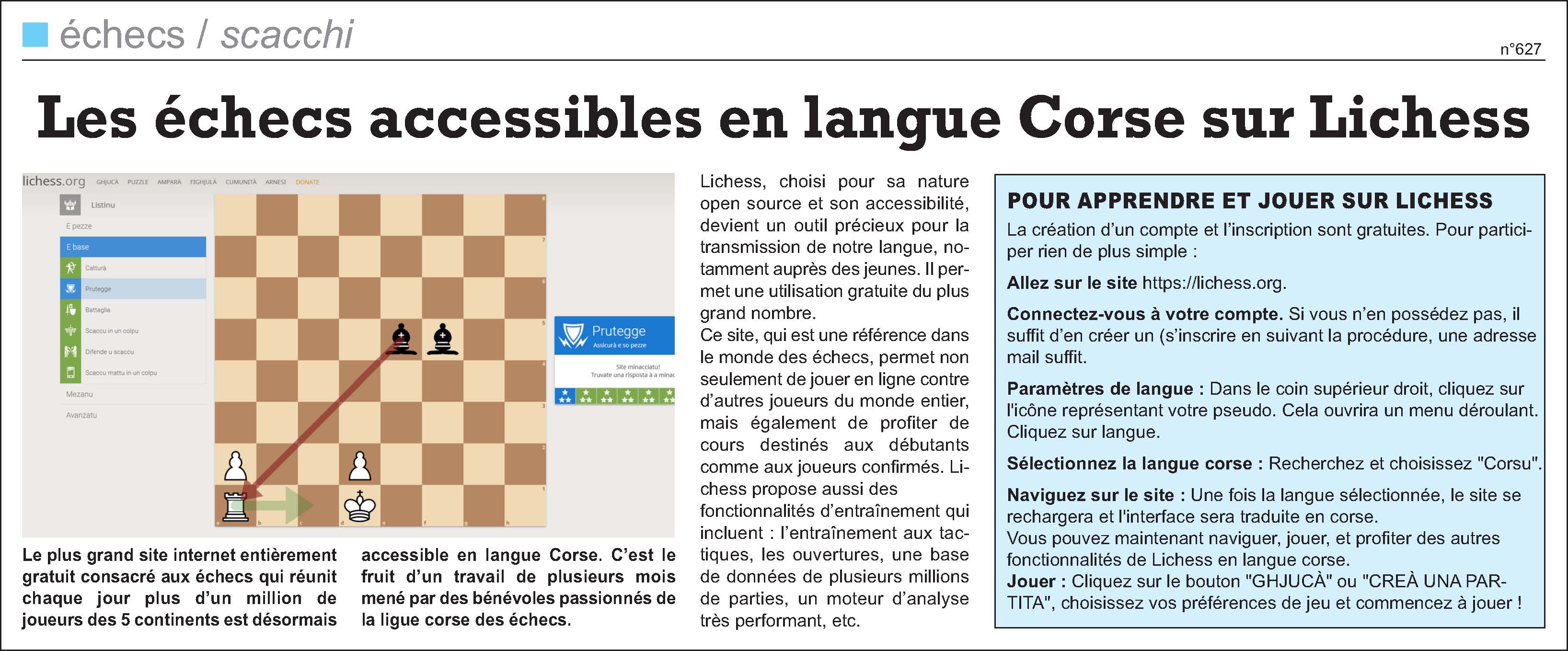 Corse-Matin du 29 octobre 2023