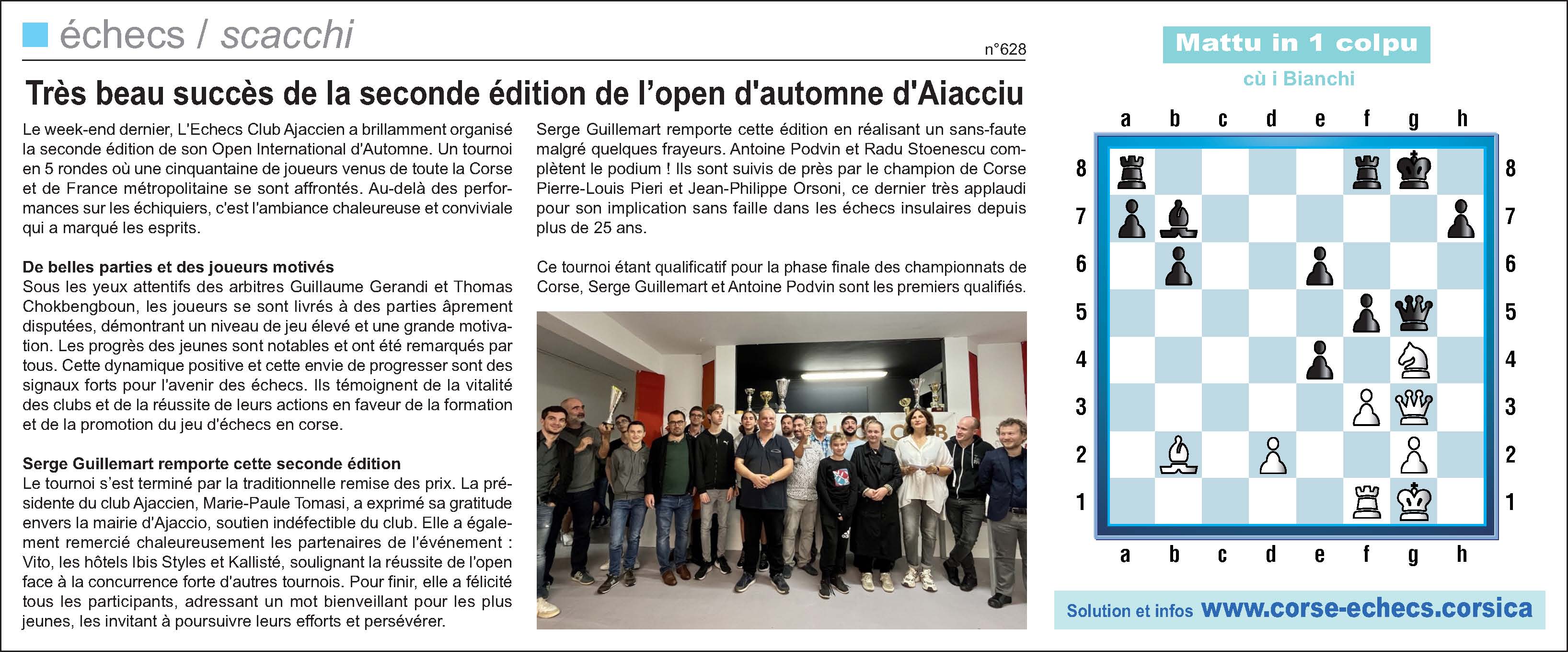 Corse-Matin du 5 novembre 2023