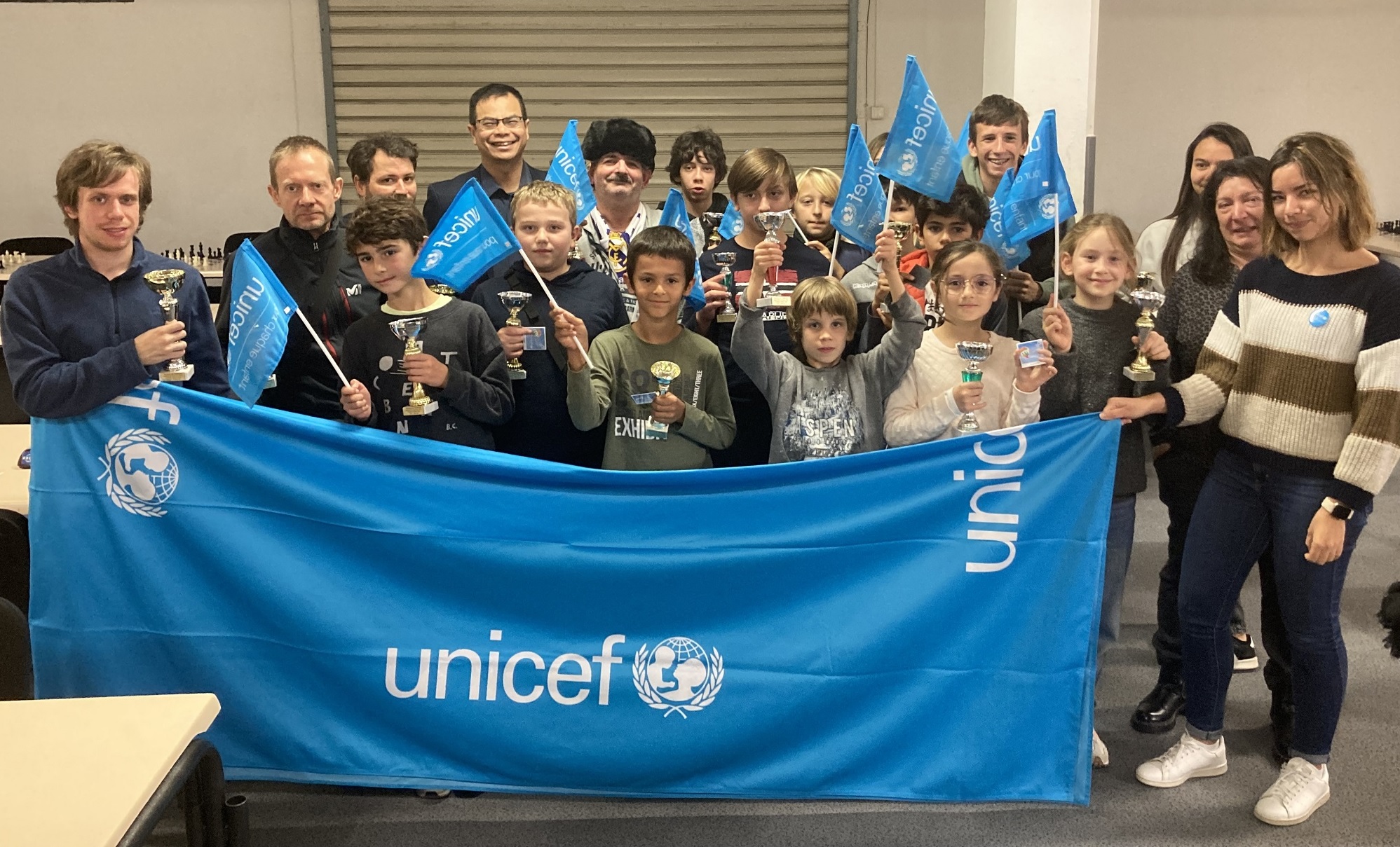 Bel élan de solidarité pour l'UNICEF