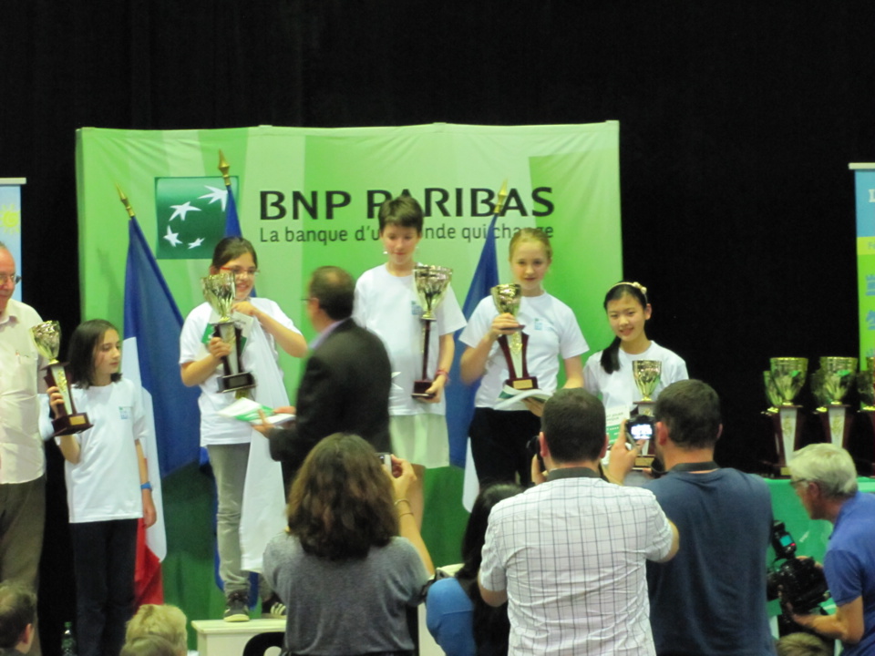 Elise Tomasi et Chjara Sabiani 2e et 3e de la catégorie U12 féminines