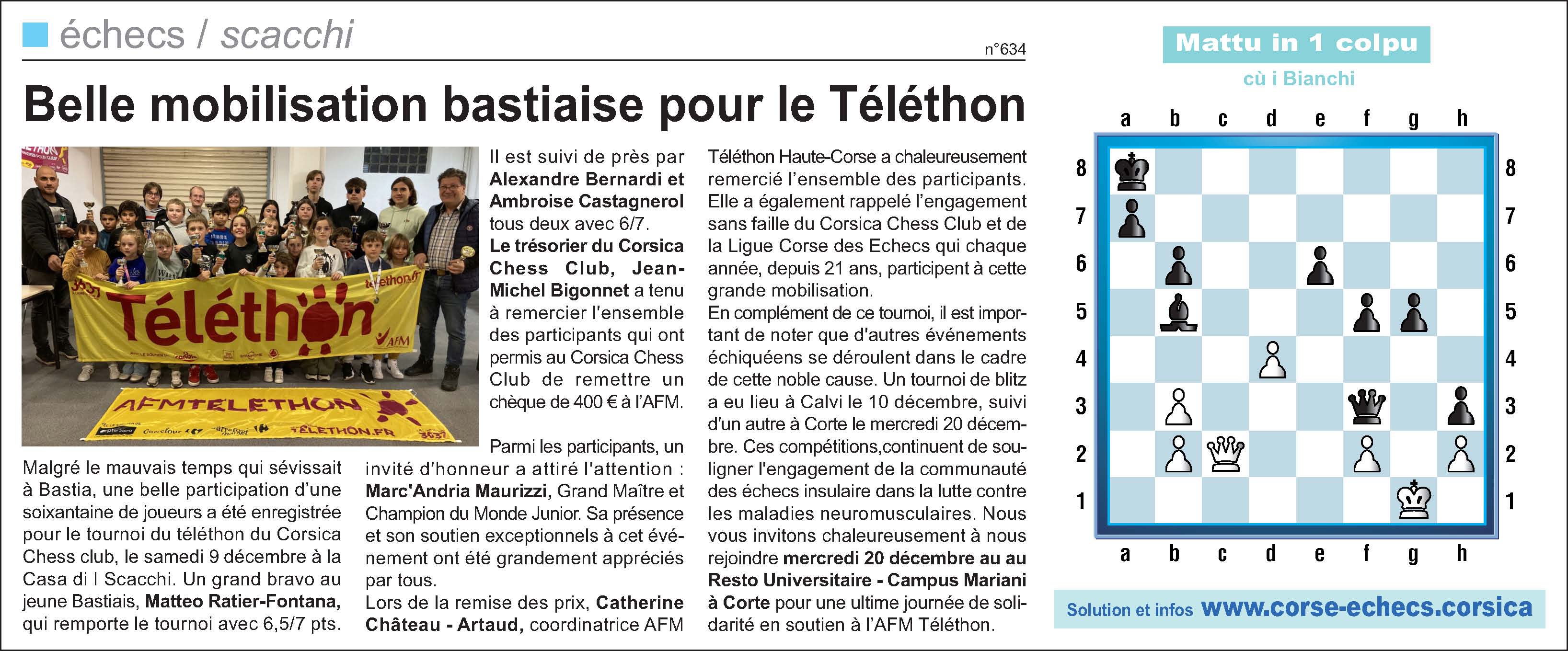 Corse-Matin du 17 décembre 2023
