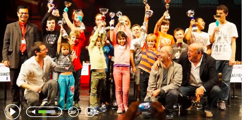 Belle cérémonie des prix de l'Open Oscaro avec le PDG d'Oscaro, Pierre-Noël Luiggi