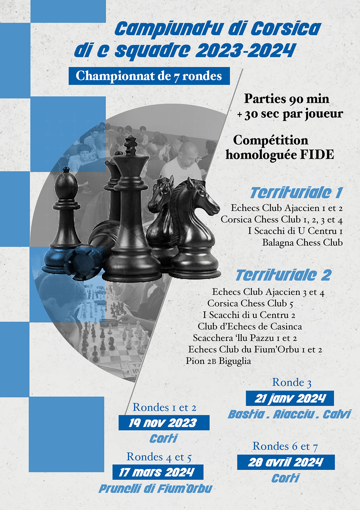 Championnats de Corse par équipes à Ghisunaccia - 17 mars 2024