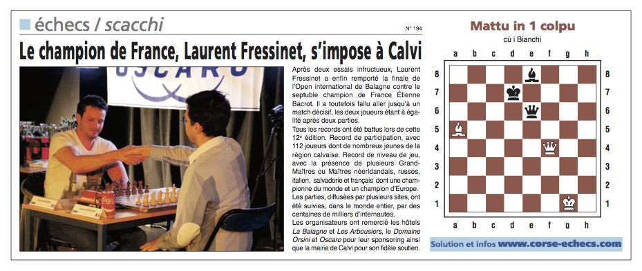 Corse-Matin du 31 mai 2015