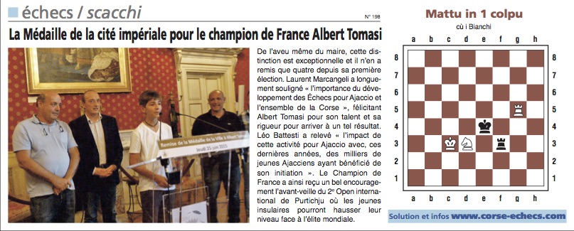 Corse-Matin du 28 juin 2015