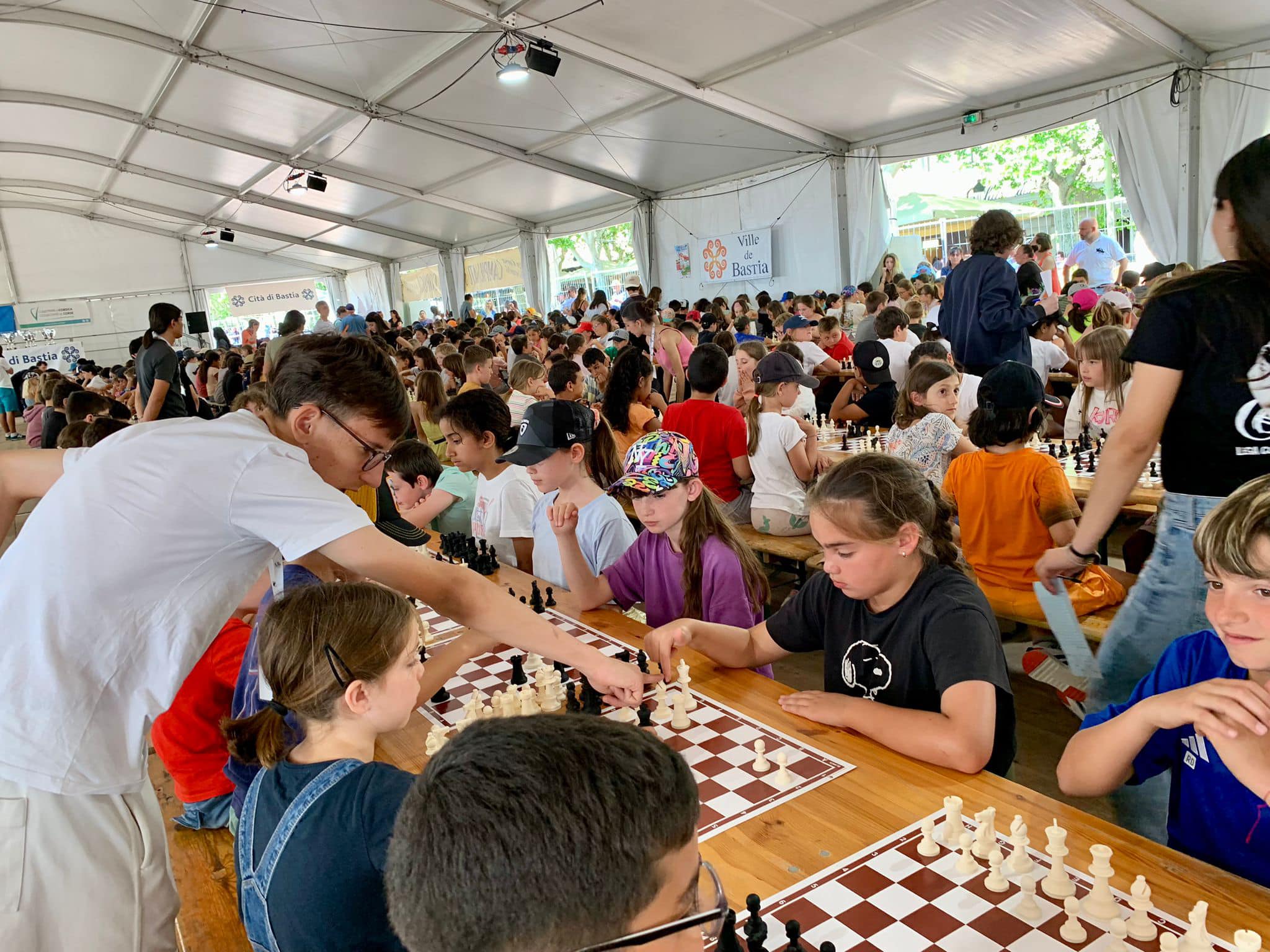 1500 jeunes réunis pour le championnat scolaire d'échecs de la Haute Corse à Bastia 