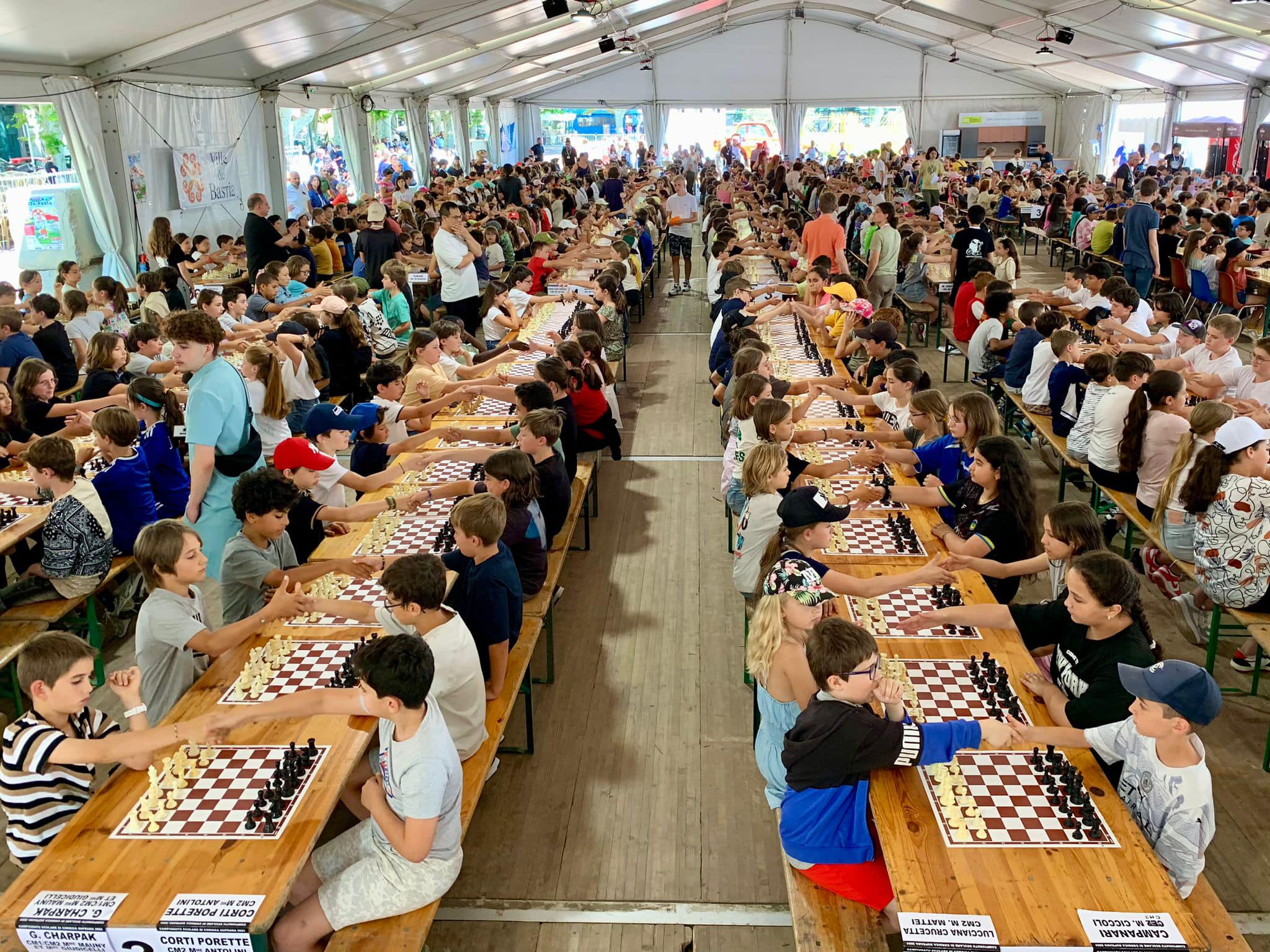 1500 jeunes réunis pour le championnat scolaire d'échecs de la Haute Corse à Bastia 