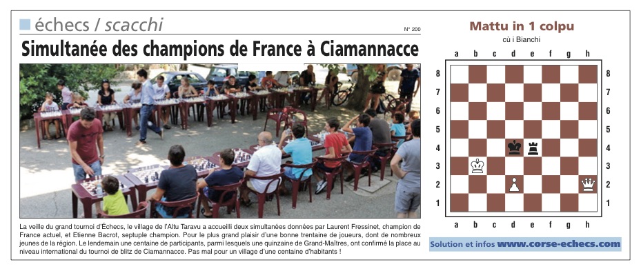 Corse-Matin du 12 juillet 2015