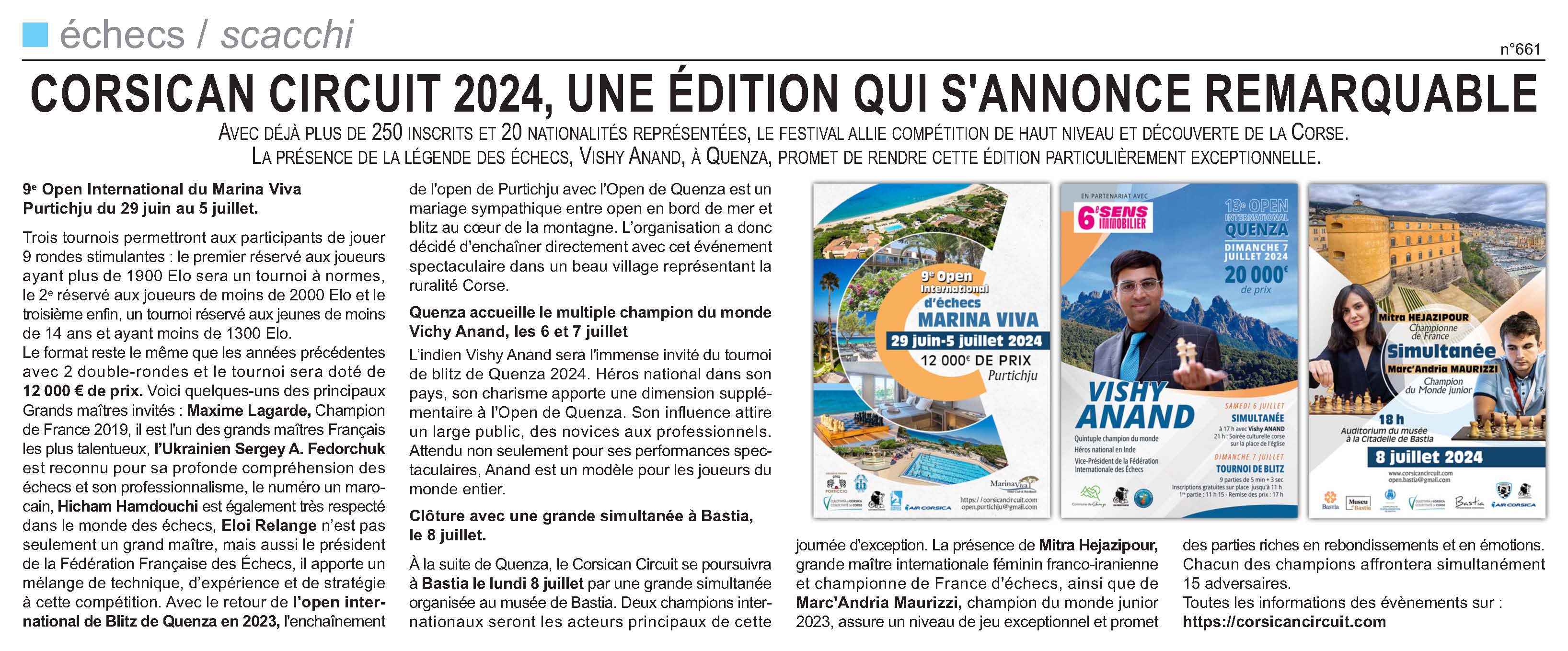 Corse-Matin du 23 juin 2024