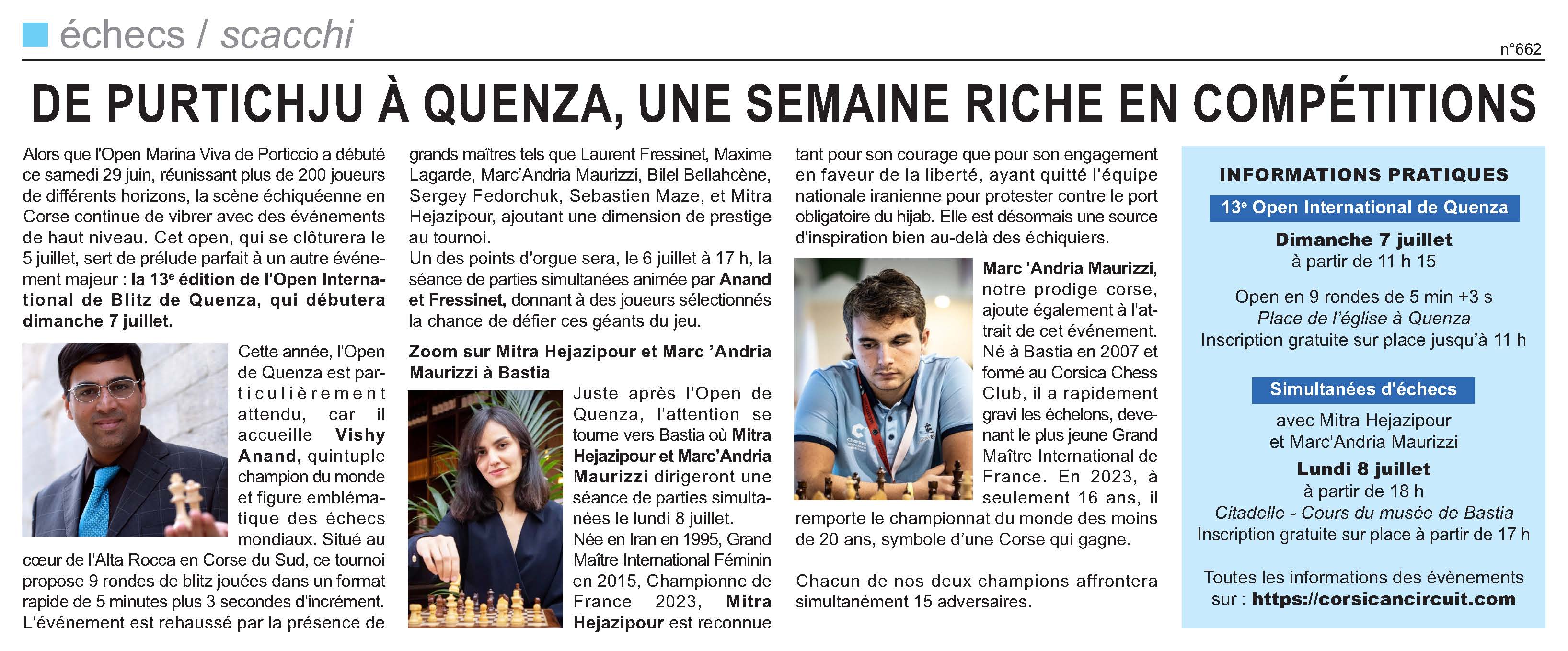 Corse-Matin du 30 juin 2024