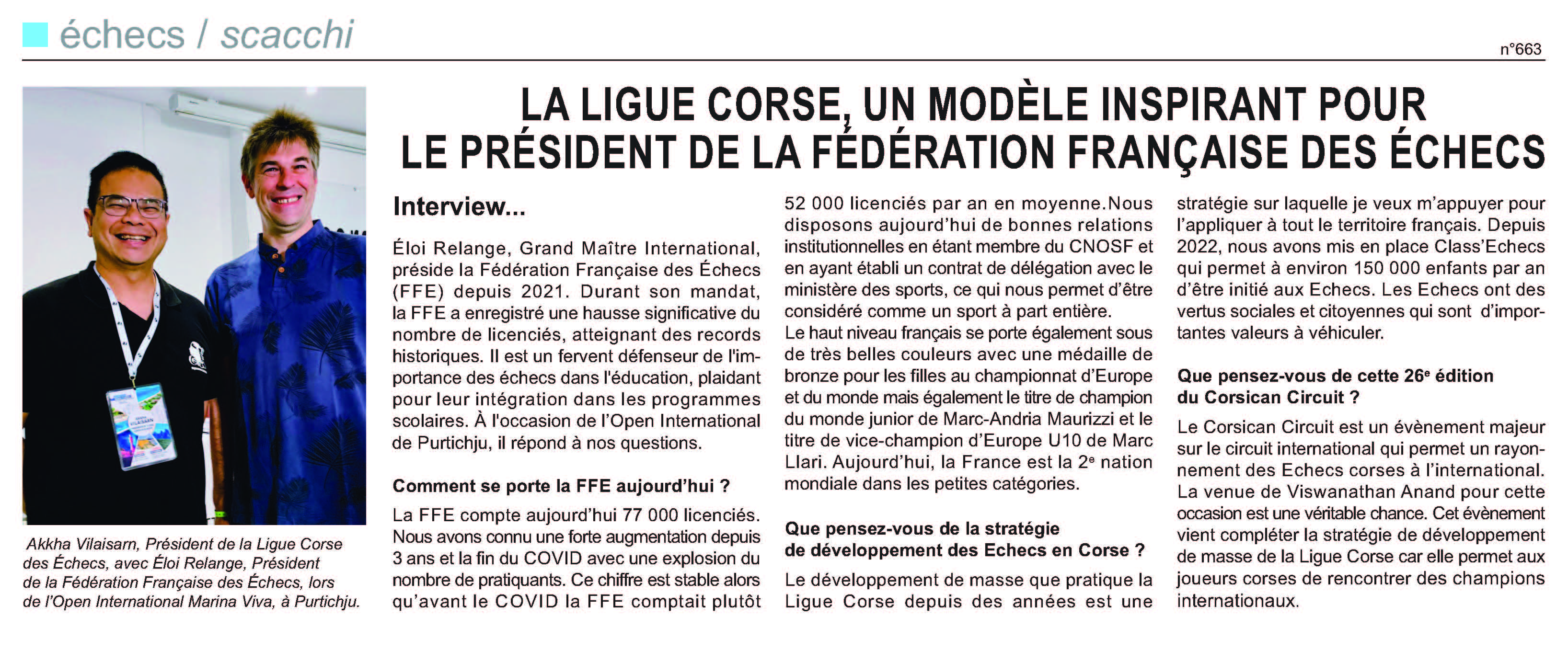 Corse-Matin du 7 juillet 2024