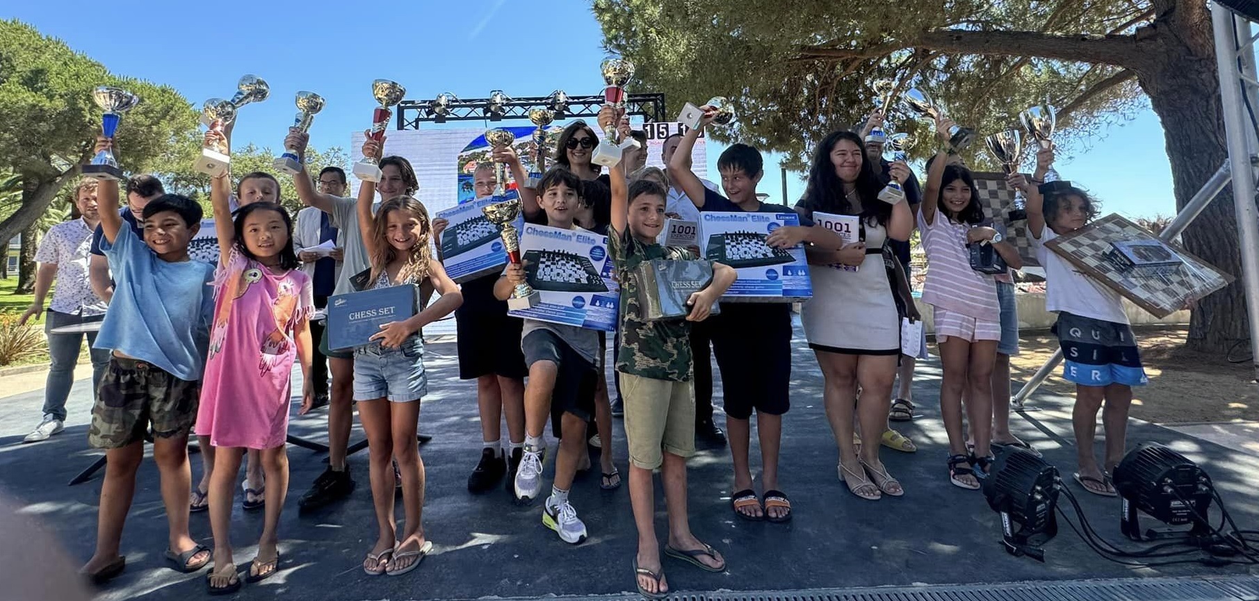 Les primés du tournois des jeunes