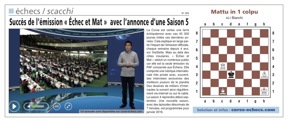 Corse-Matin du 16 Août 2015