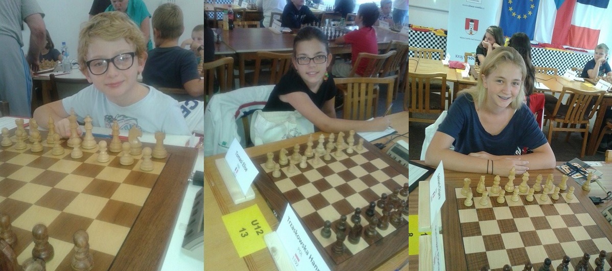 Alexandre Druaux U8, Elise Tomasi et Chjara Sabiani U12