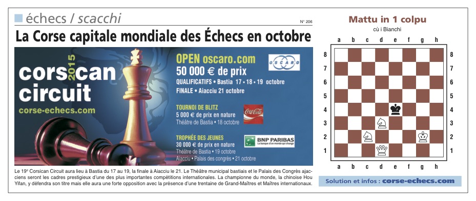 Corse-Matin du 23 Août 2015