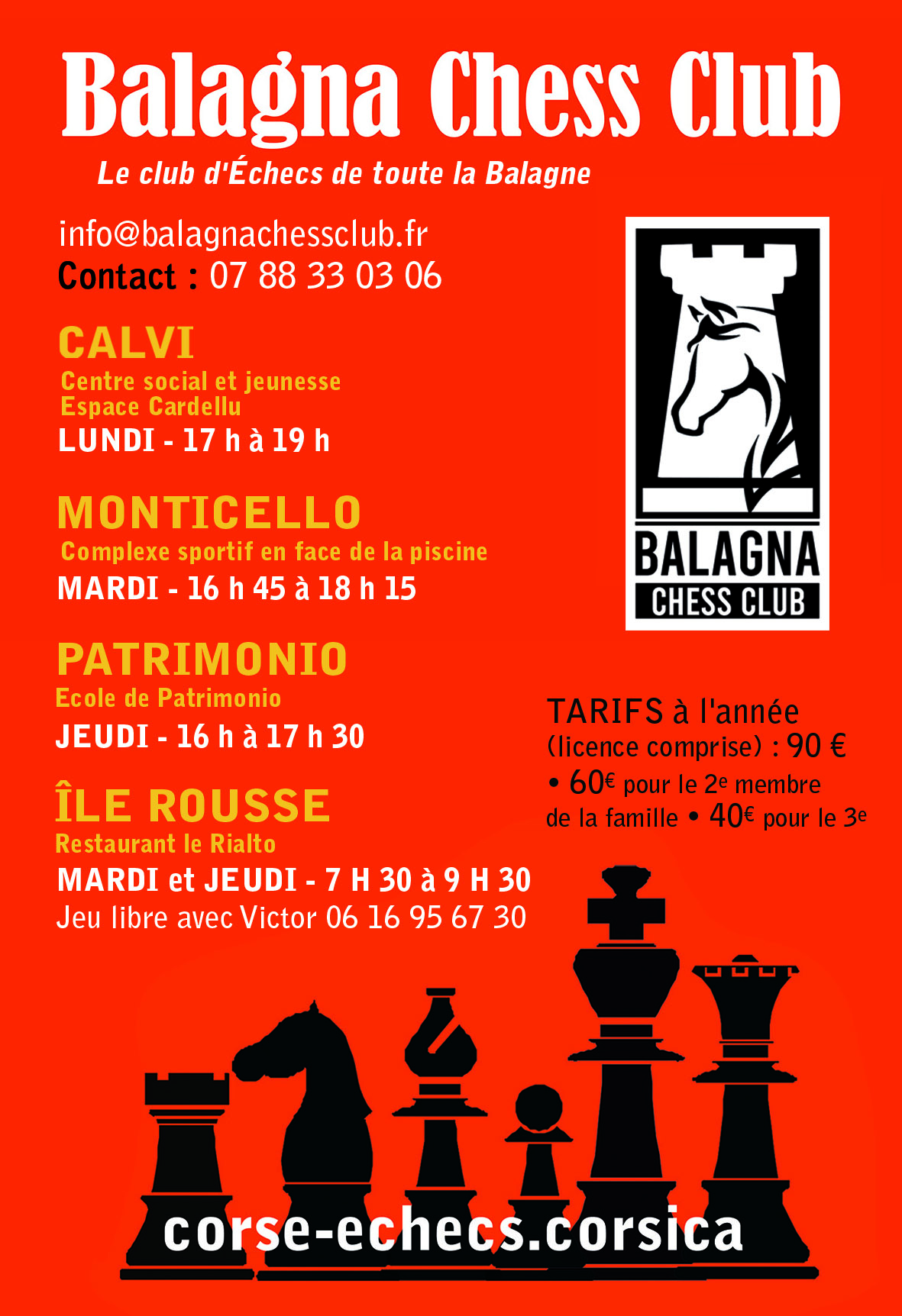 Pè i scacchi dinò, hè a rientrata !  Pè i scacchi dinò, hè a rientrata !