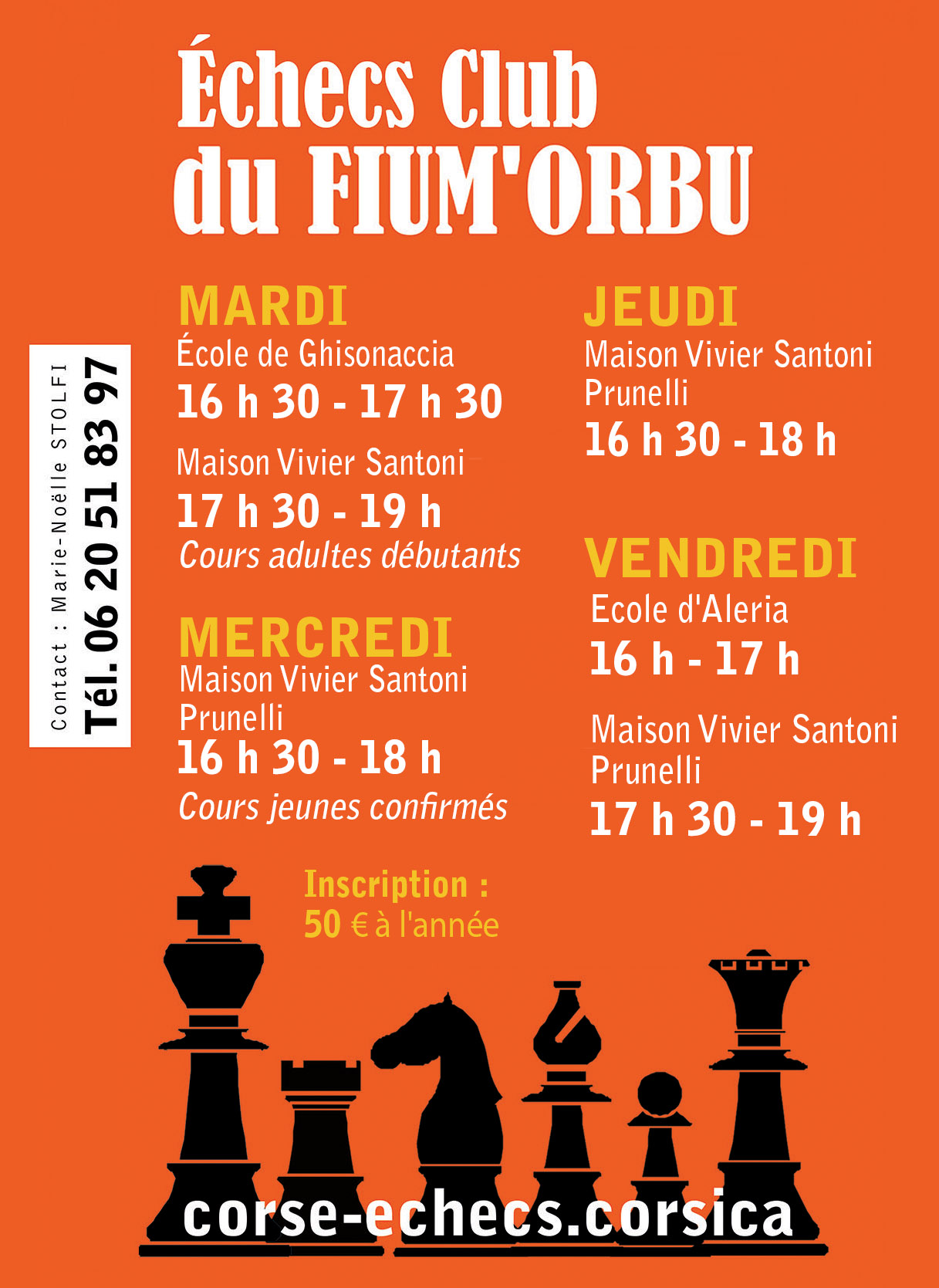 Pè i scacchi dinò, hè a rientrata !  Pè i scacchi dinò, hè a rientrata !