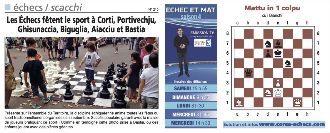 Corse-Matin du 20 septembre 2015