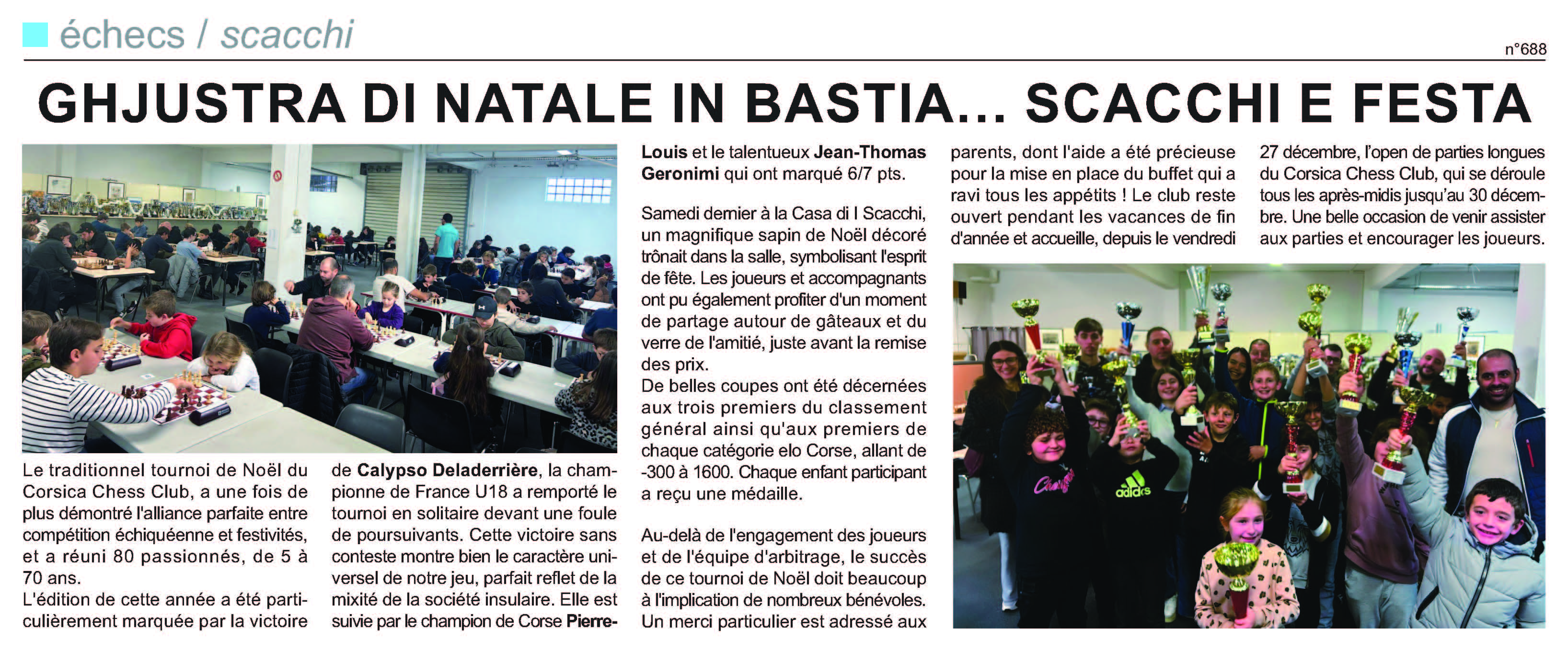 Corse-Matin du 29-12-2024