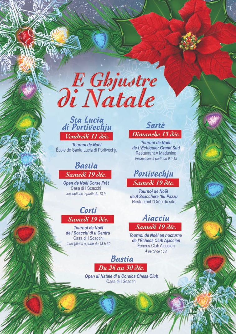 Ghjustre di Natale… Scacchi e Festa