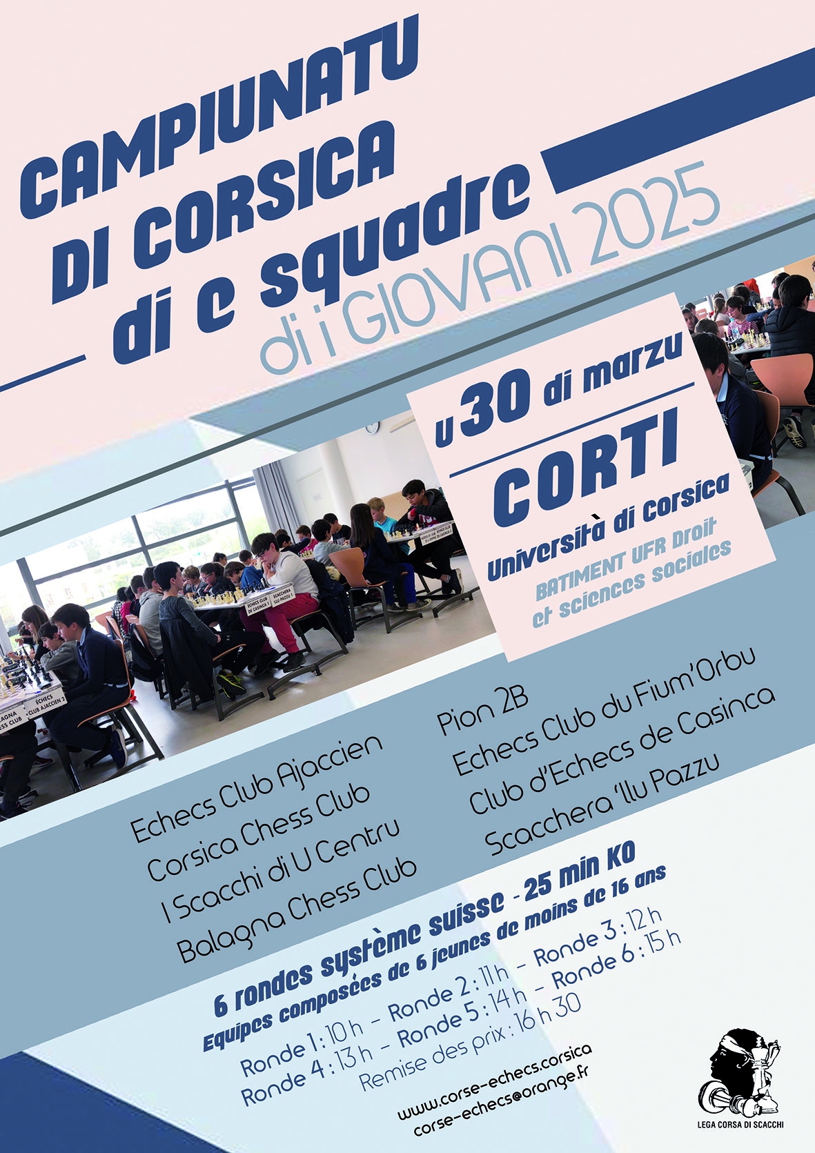 Championnat de Corse jeunes par équipes : mobilisation et esprit sportif au rendez-vous