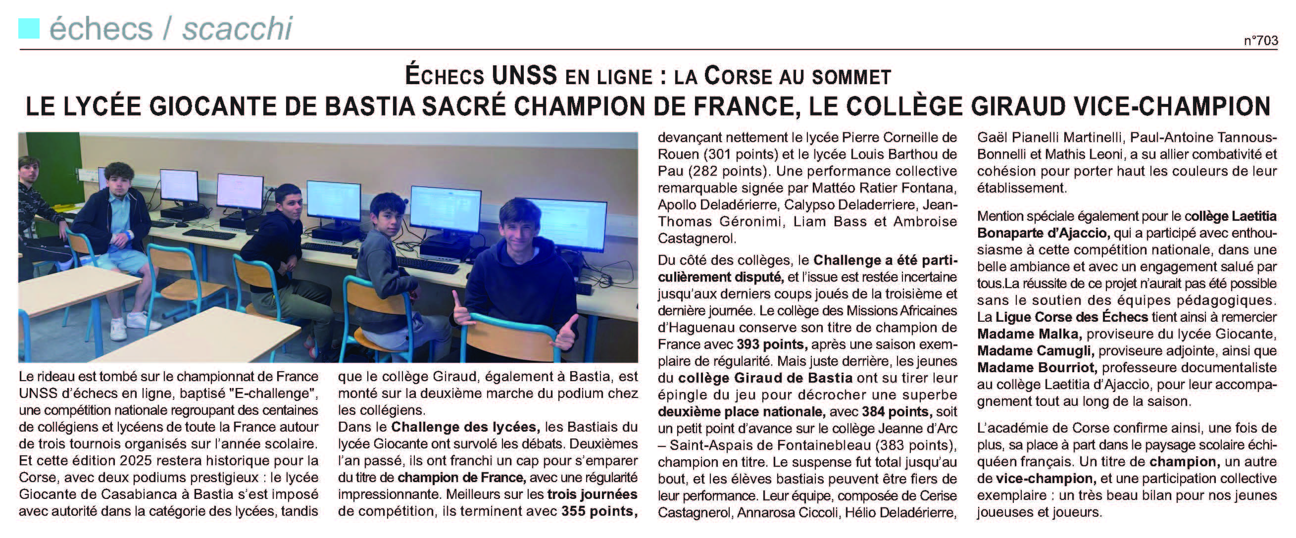 Corse-Matin du 13-04-2025