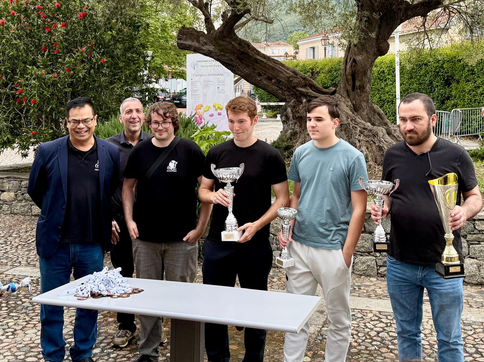 Championnat de Corse de Blitz 2025 : record de participation et sacre mérité pour Guillaume Paoli