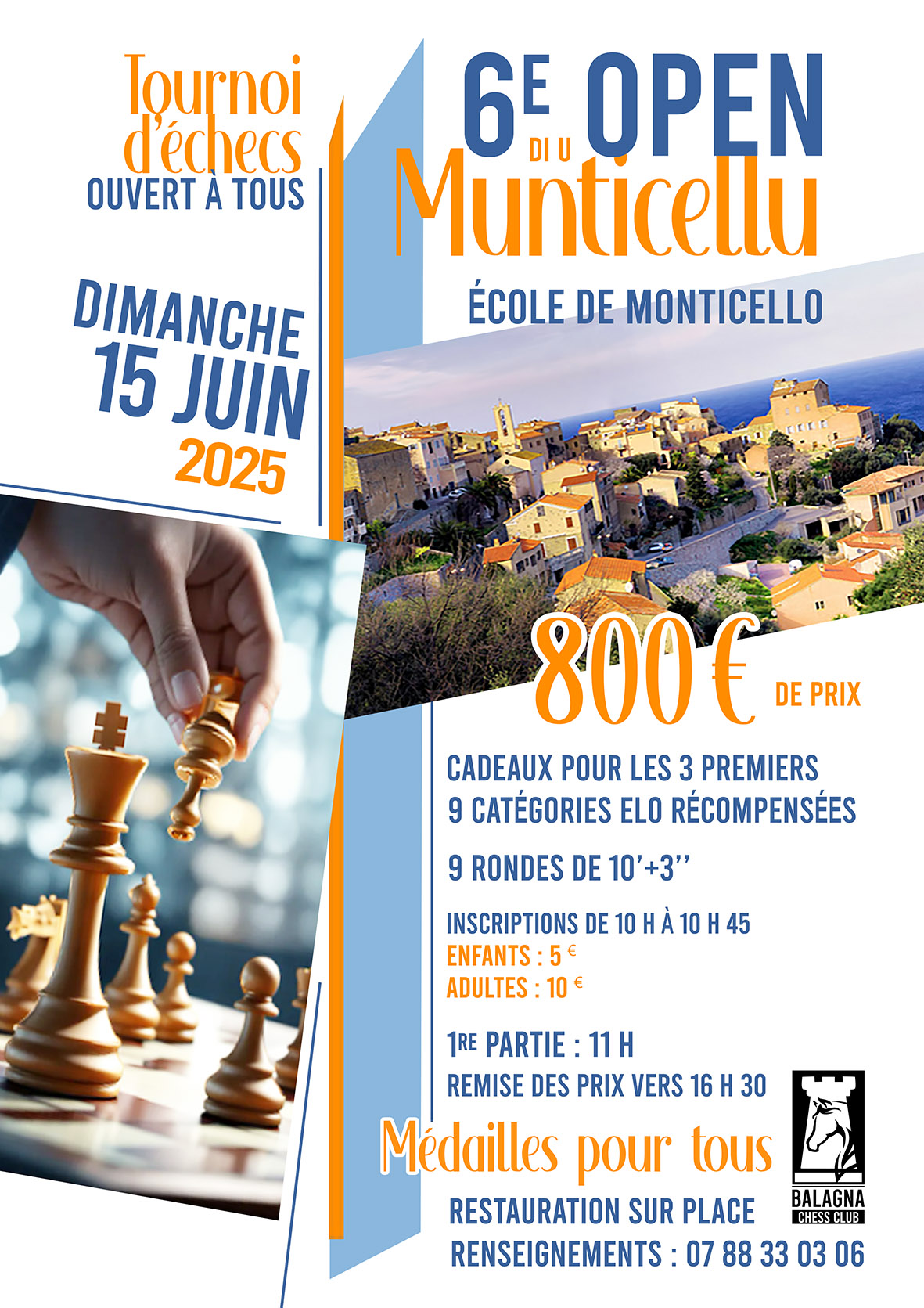 6e Open de Parties Rapides de Munticello – 15/06/2025