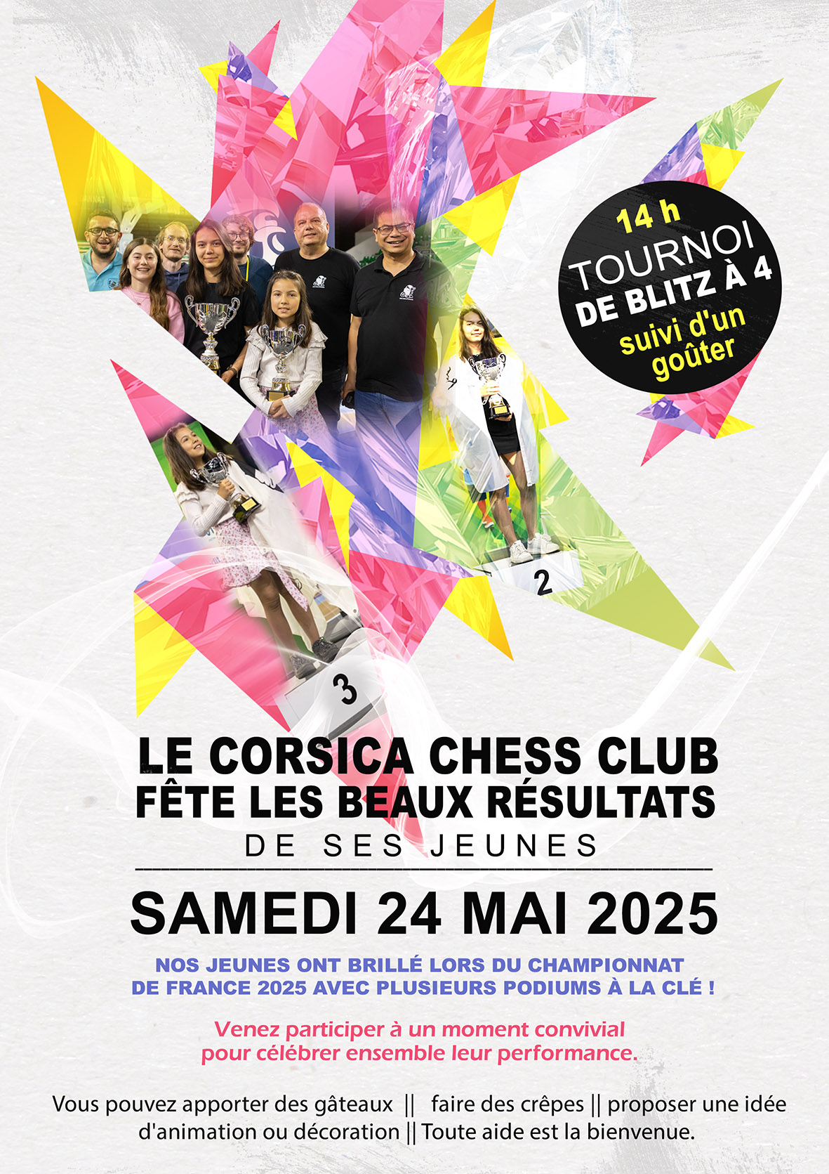 Le Corsica Chess Club fête les bons résultats de ses jeunes ! - 24/05/2025